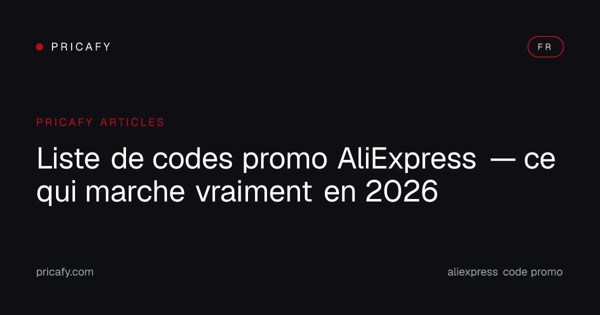 Liste de codes promo AliExpress — ce qui marche vraiment en 2026