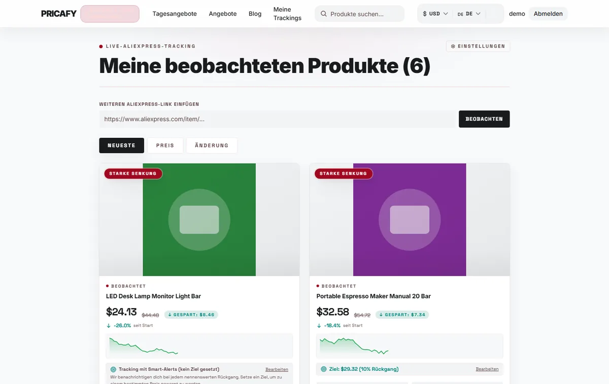 Einstellungen öffnen