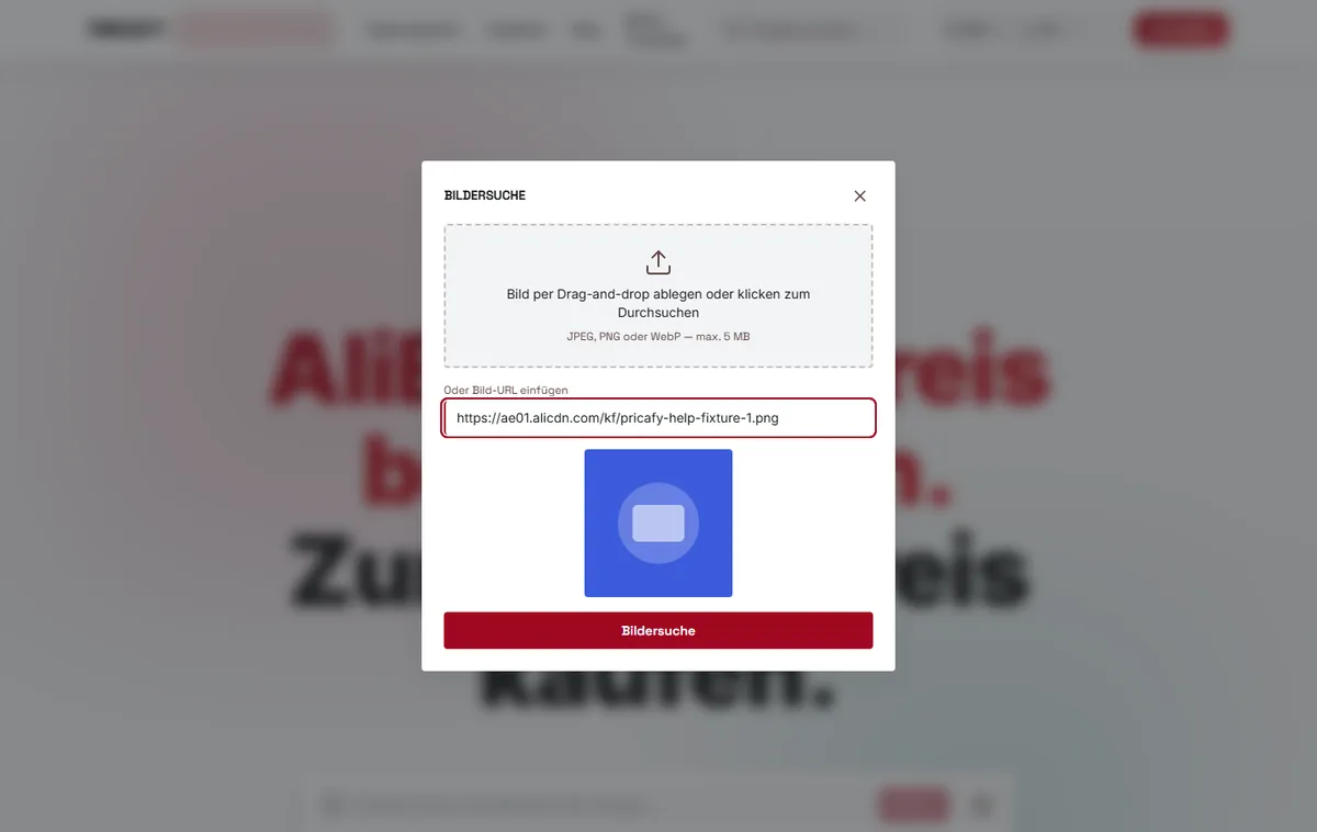 Foto oder Bildlink hinzufügen