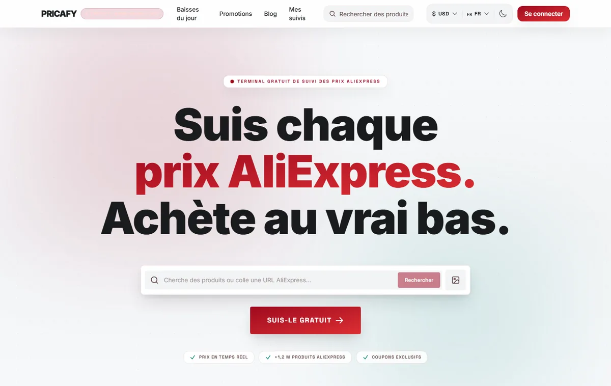 Trouver les réglages
