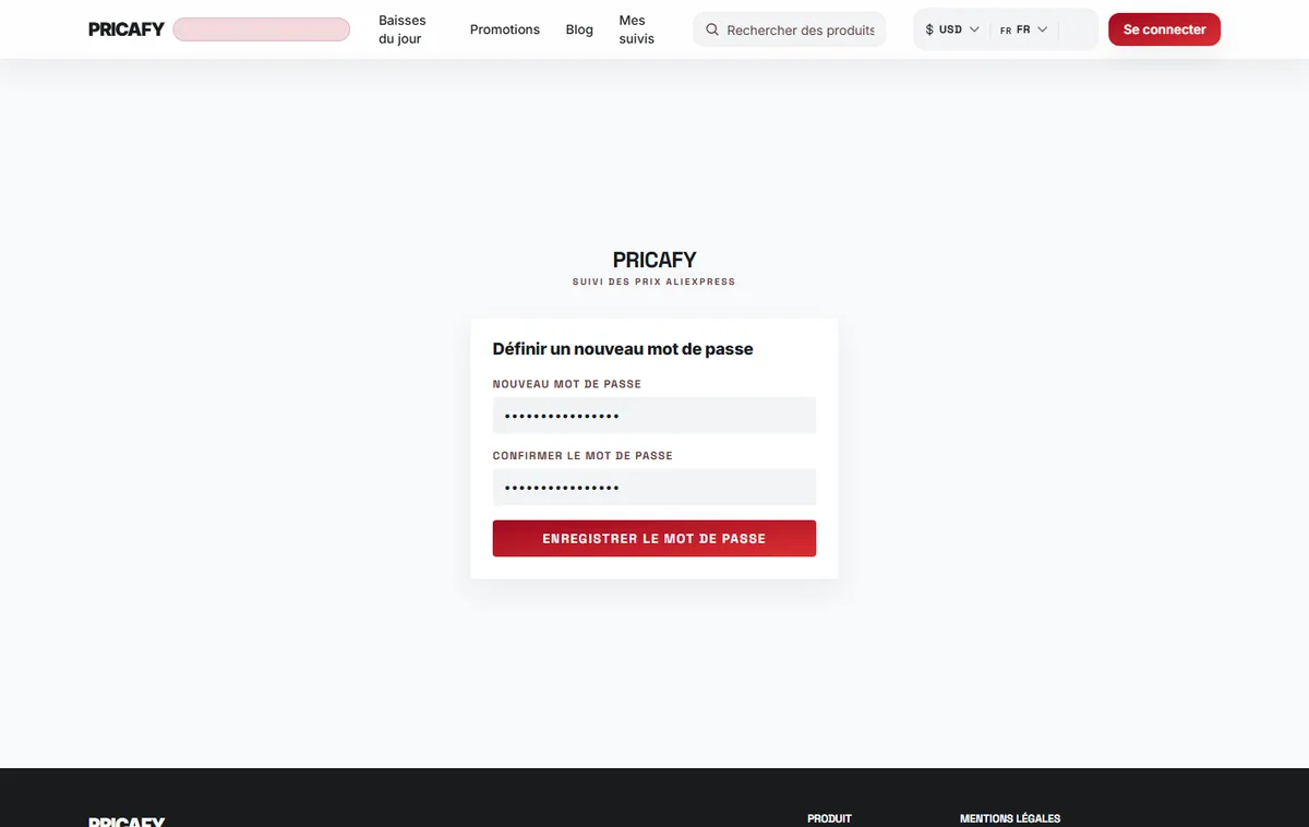 Ouvre l'e-mail et choisis un nouveau mot de passe